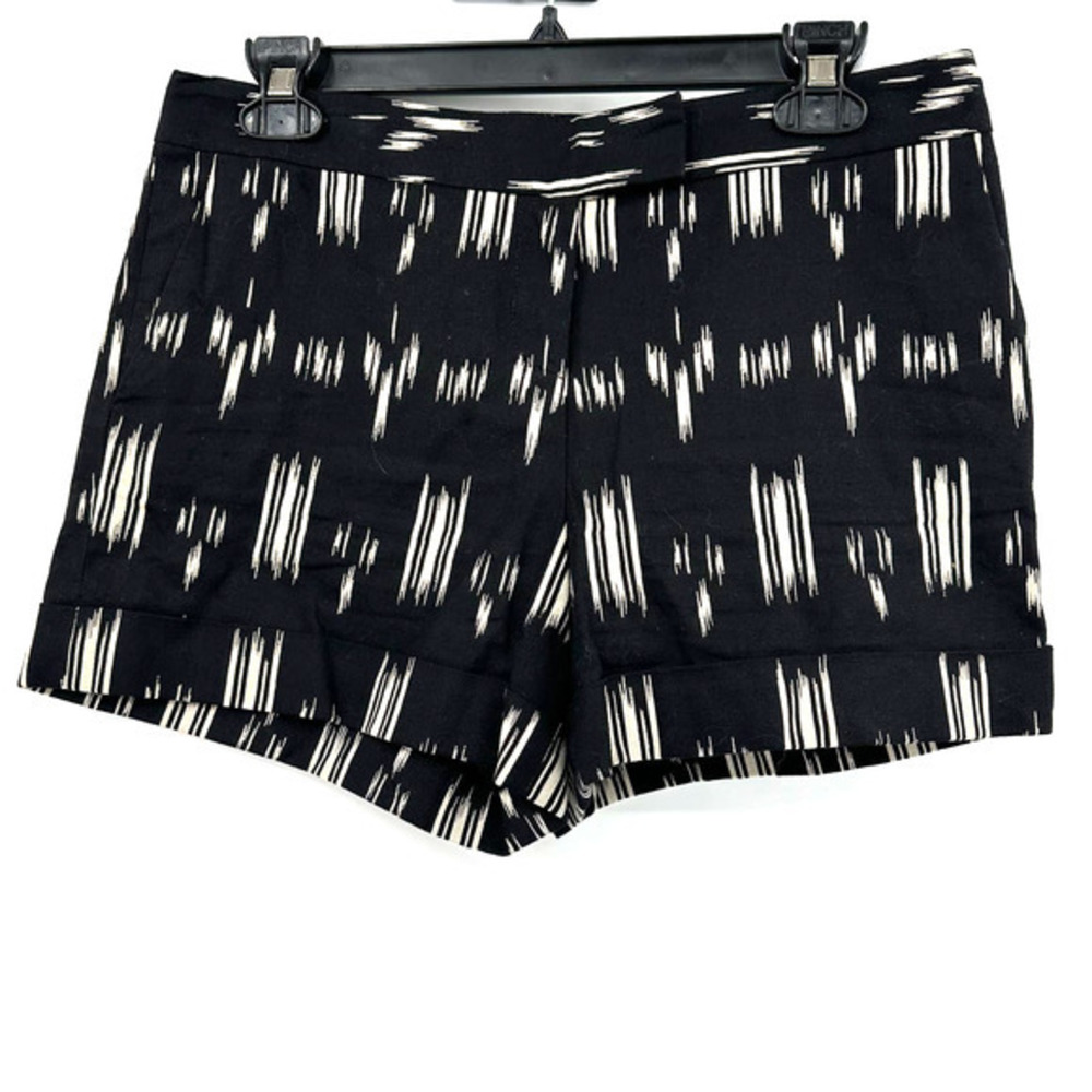 Derek Lam 10 Crosby size 6 cotton blend black‎ shorts
